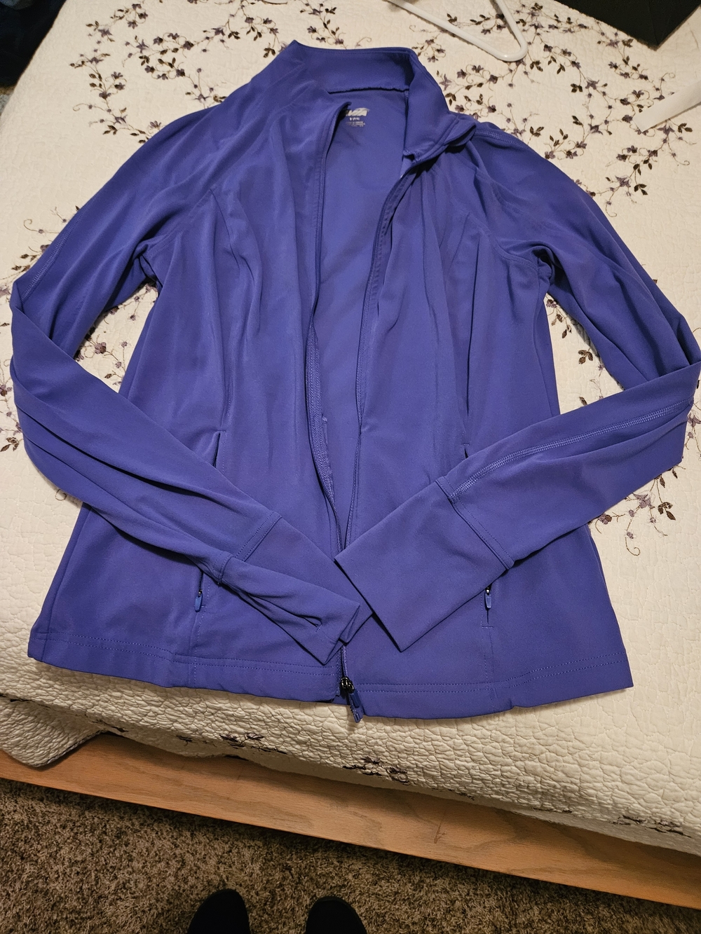Avia Purple Zip-Up Utility Jacket